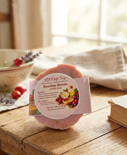 Rosehip Bloom Artisan Soap | Handmade Natural Soap