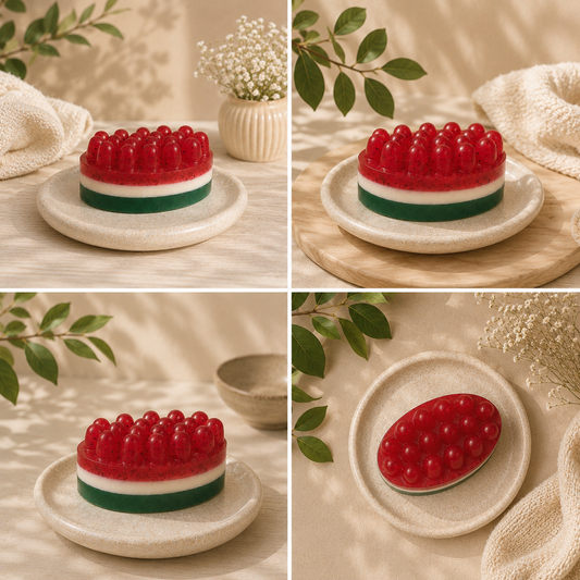 Watermelon Handmade Soap | Fresh Fruit Soap Bar (150 g)