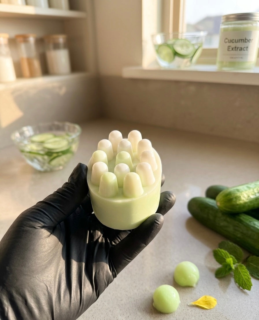 Cucumber Soap | Fresh & Hydrating Natural Handmade Soap (150 g)