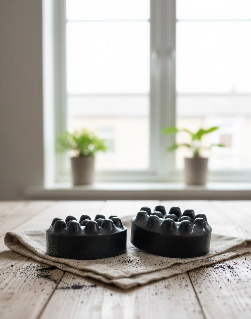 Activated Charcoal Massage Soap | Deep Cleansing Handmade Soap (150 g)