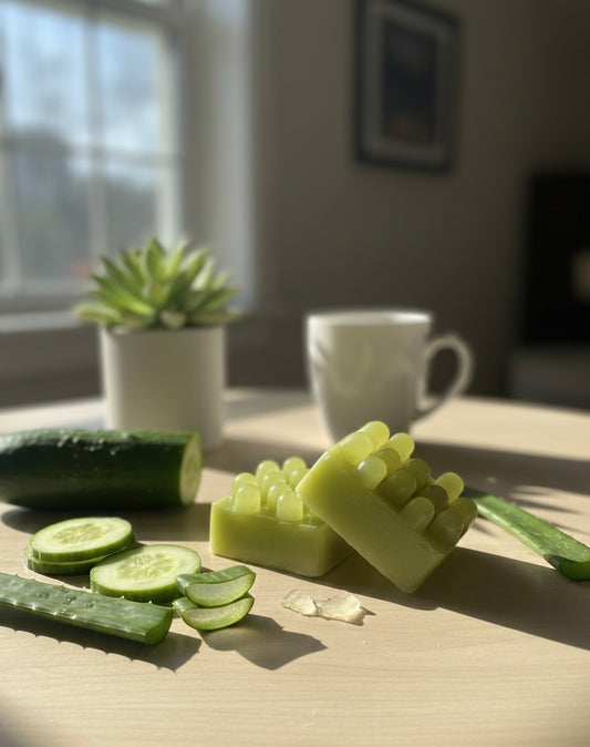 Cucumber & Aloe Fresh Soap Bar | Natural Handmade Soap