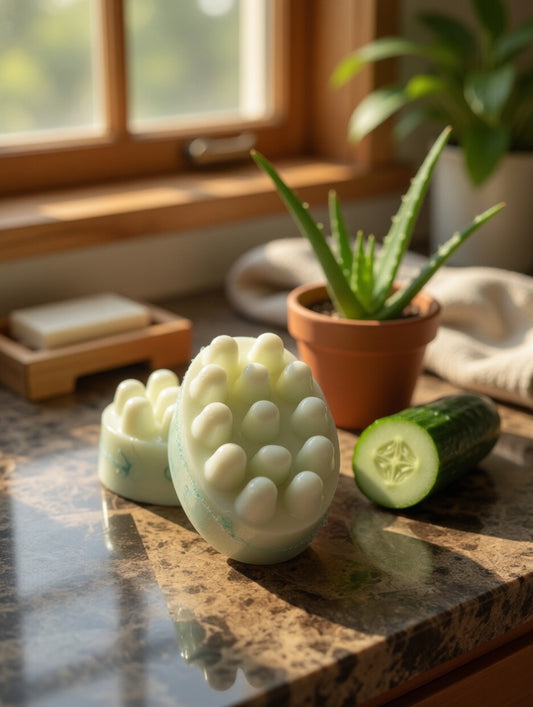 Cucumber & Aloe Fresh Soap Bar | Jabón Natural Artesanal 150 g