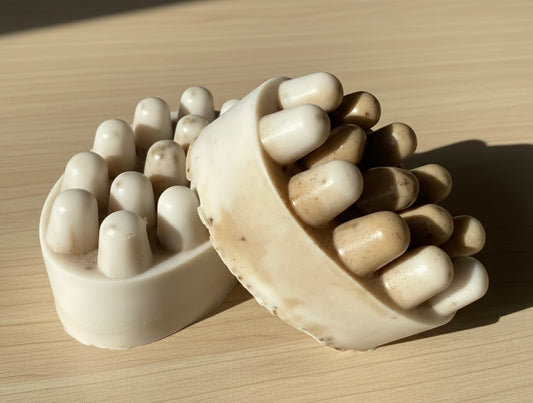 Handmade coffee and cinnamon soap bar”