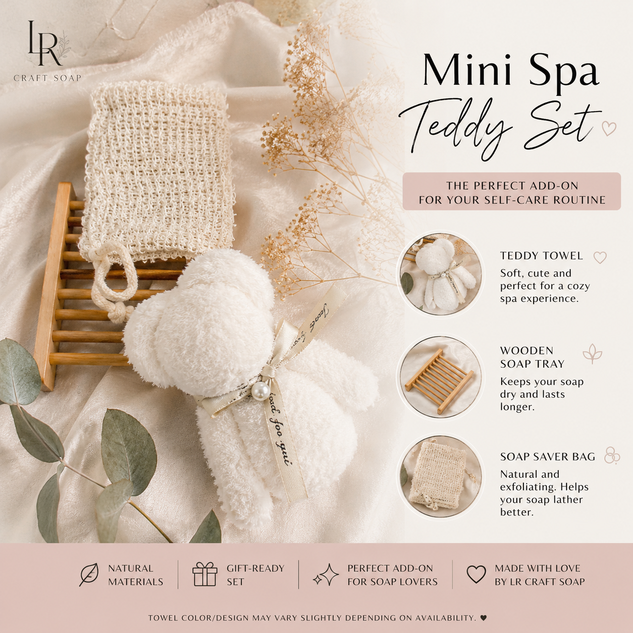 Mini Spa Teddy Set