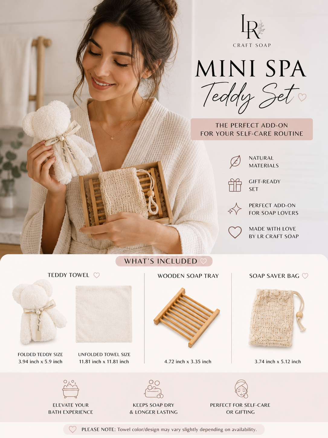 Mini Spa Teddy Set