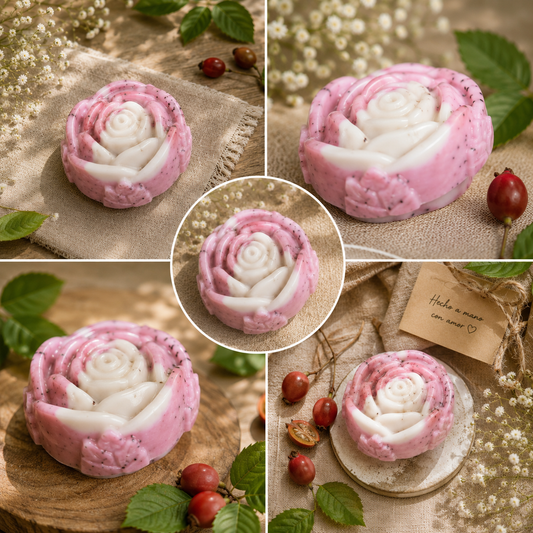 Rosehip Bloom Artisan Soap | Handmade Natural Soap (83 g)
