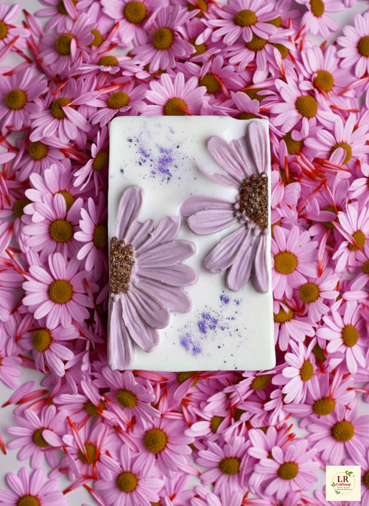 Handcrafted Floral Soap – Decorative Gift Soap (Single)