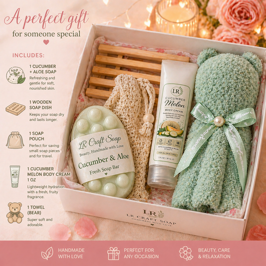 Luxury Self Care Gift Set 🎁 | Handmade Natural Spa Box