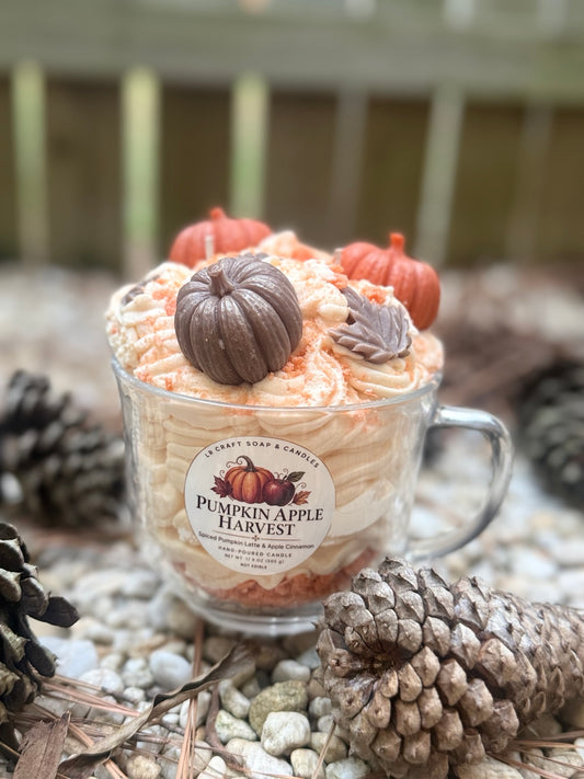 Original Pumpkin Apple Harvest candle front view